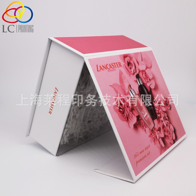 化妆品包装盒定制LOGO化妆品纸盒 银卡纸化妆品套装包装盒定做